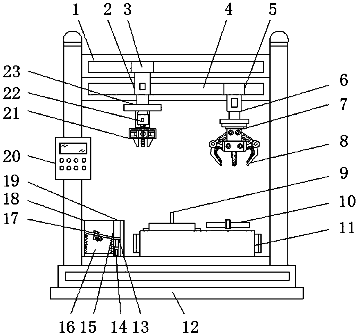 Vane wheel mounting device of water meter