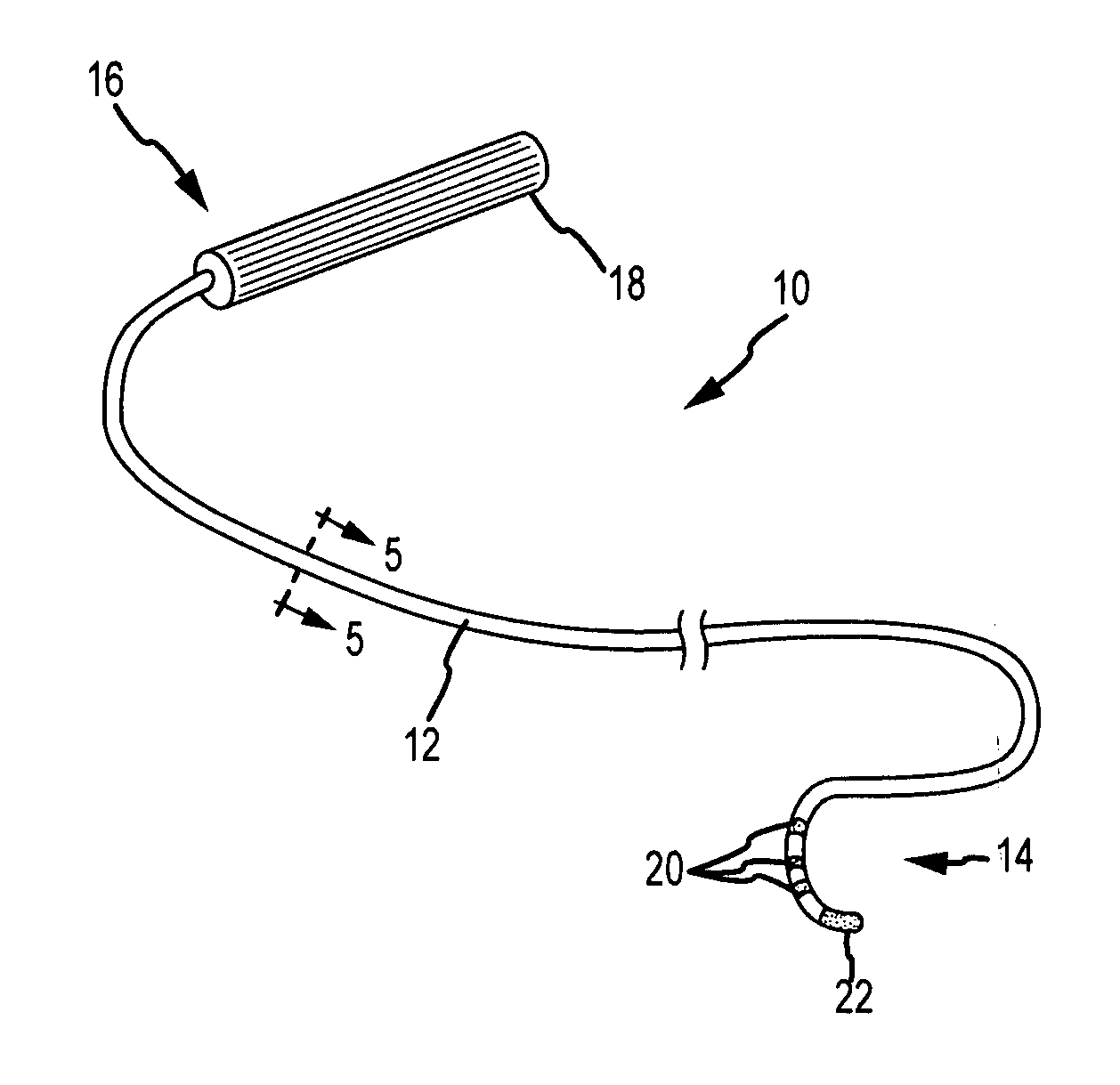 Catheter employing shape memory alloy shaping wire or pull wire and method of its manufacture