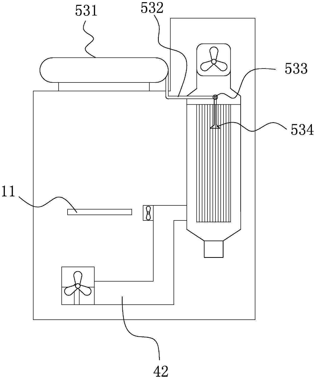 Graphene spraying device and spraying process thereof