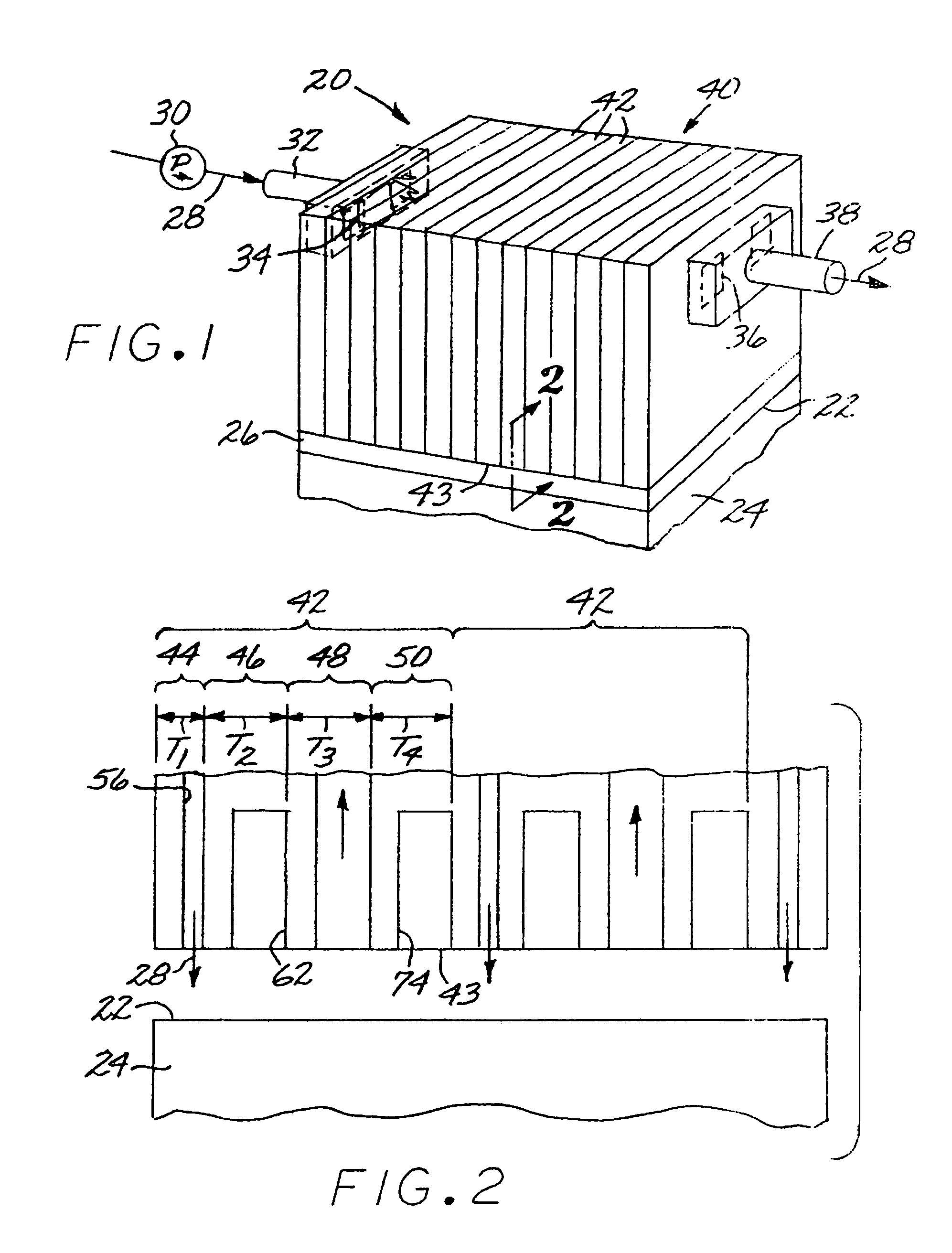 Foil slot impingement cooler with effective light-trap cavities