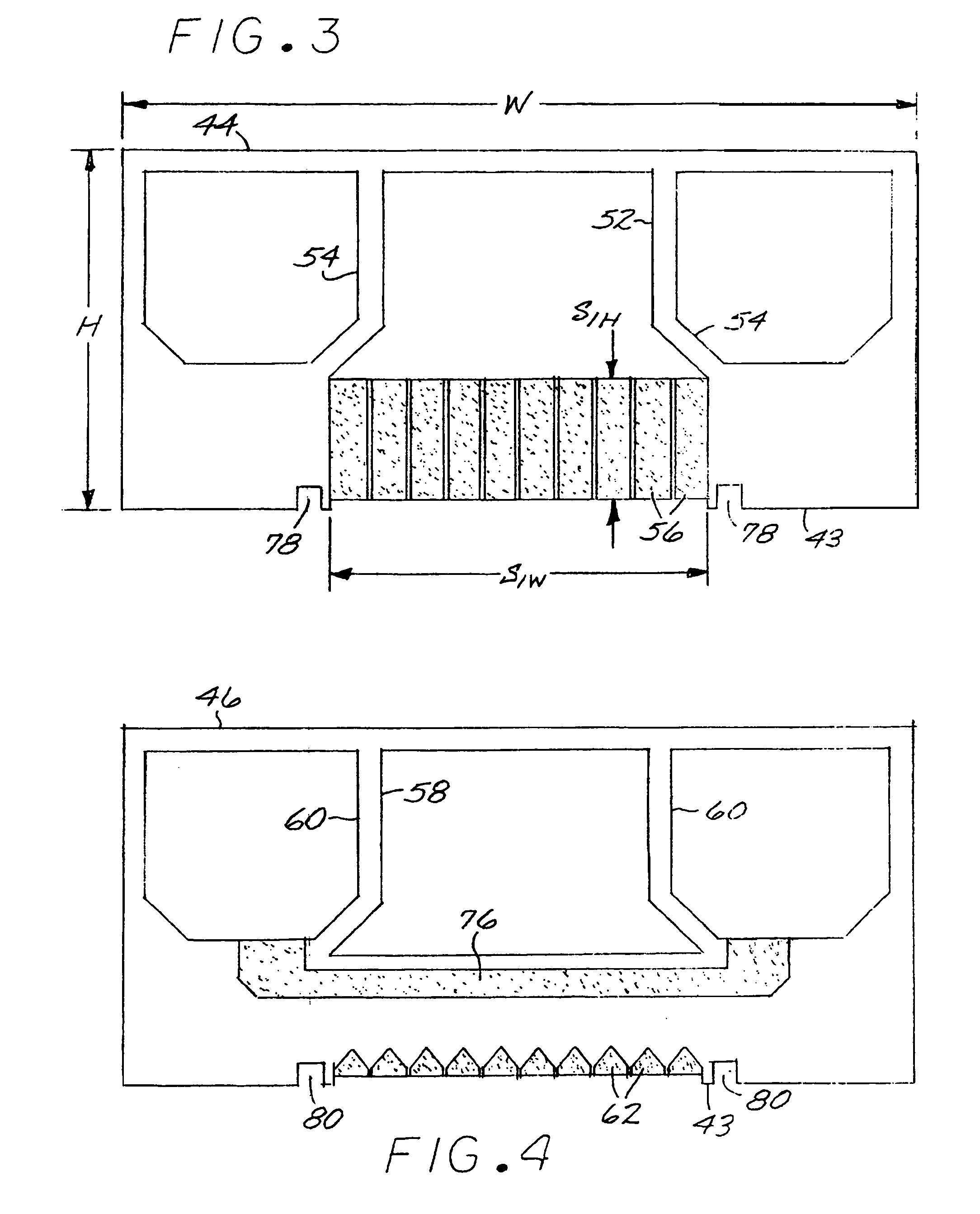 Foil slot impingement cooler with effective light-trap cavities