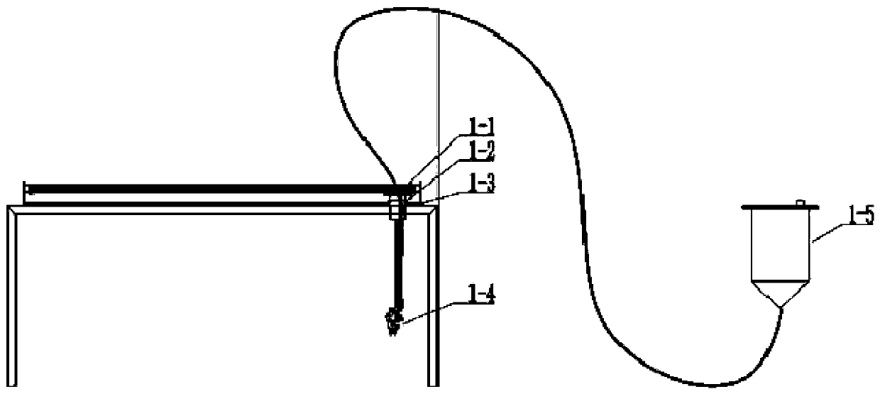 Quartz stone plate distribution device and distribution method