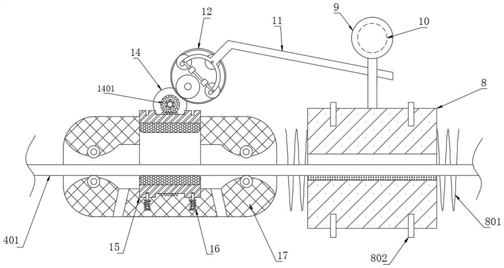 Intelligent cable torque reducing equipment for communication technology