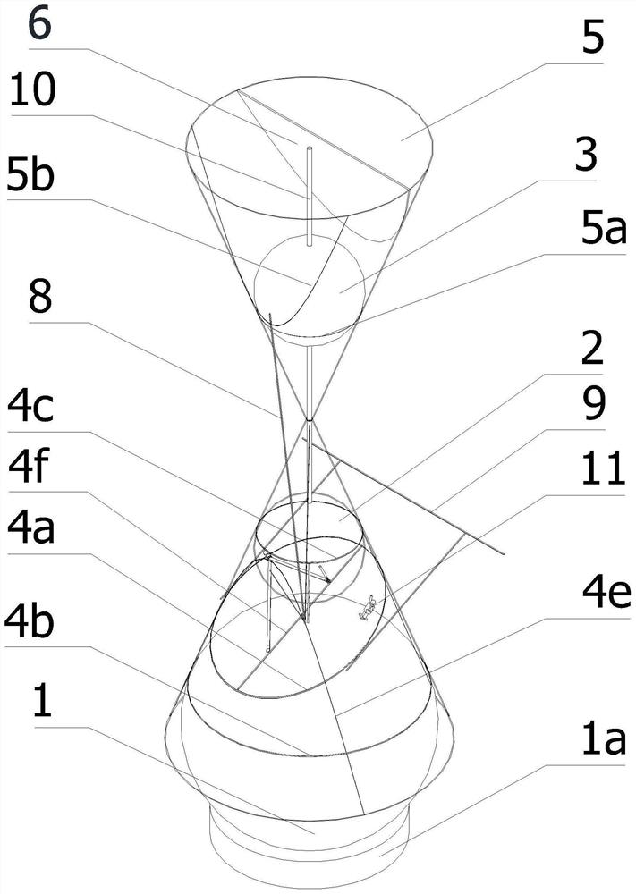 Dynamic demonstration teaching aid based on Dandelin model