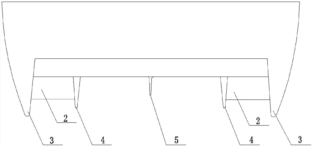 H-shaped drag reduction ship and working principle