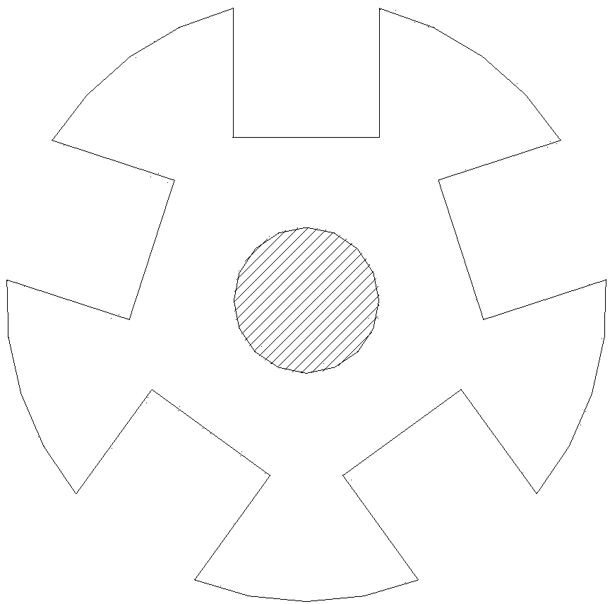 Circular groove skeleton type optical cable