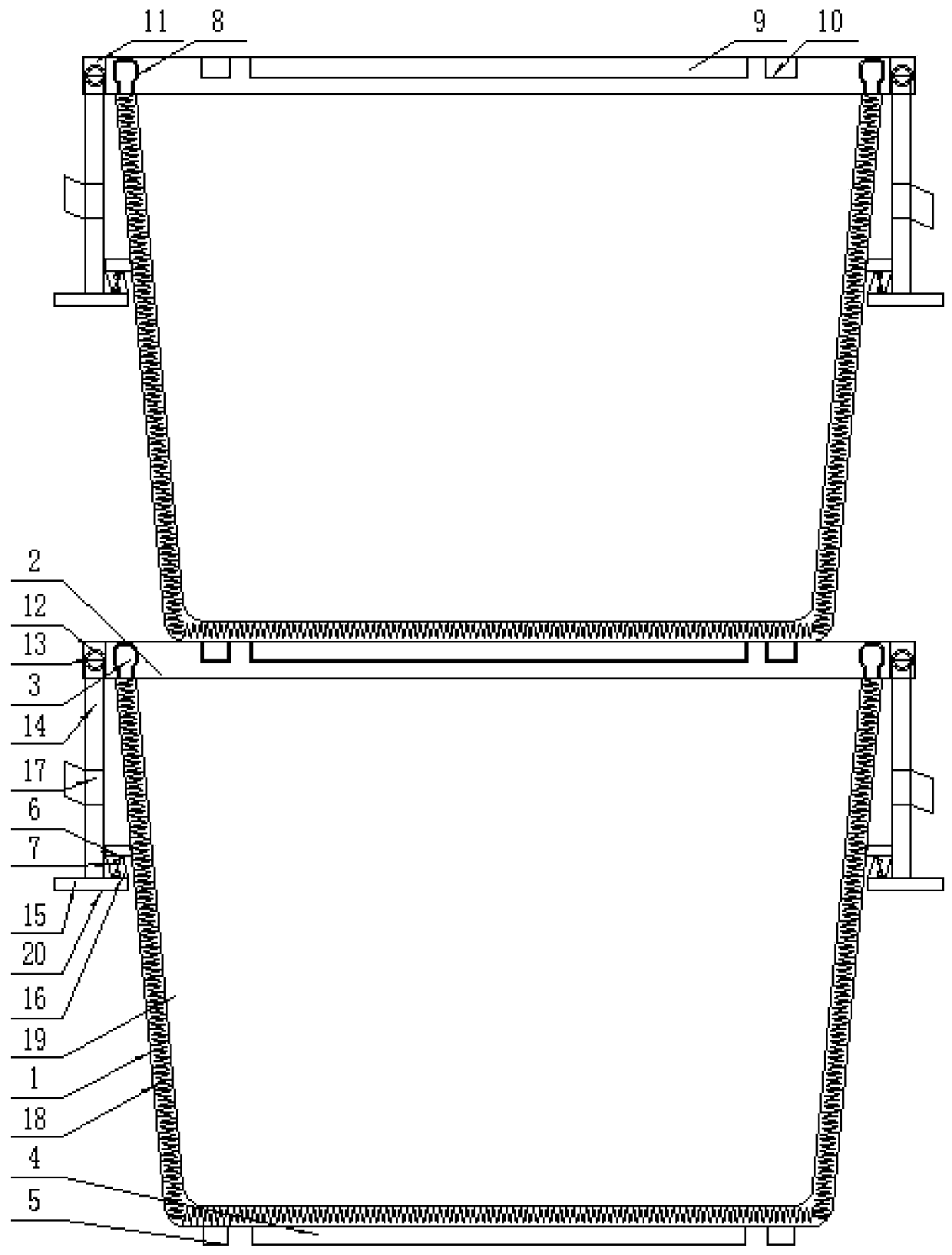 Disassembly-preventive sealing fast lunch box