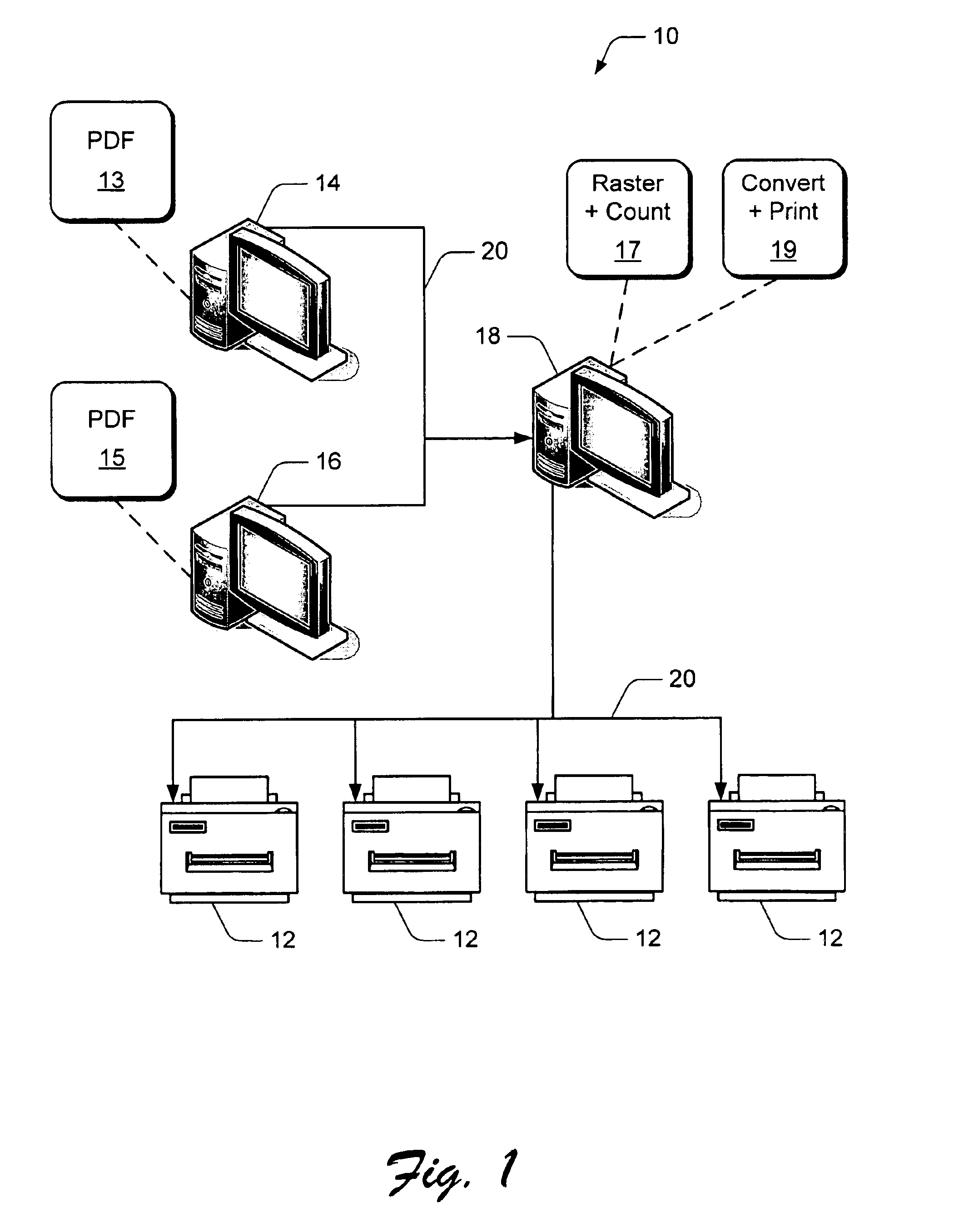 Calculation of toner usage