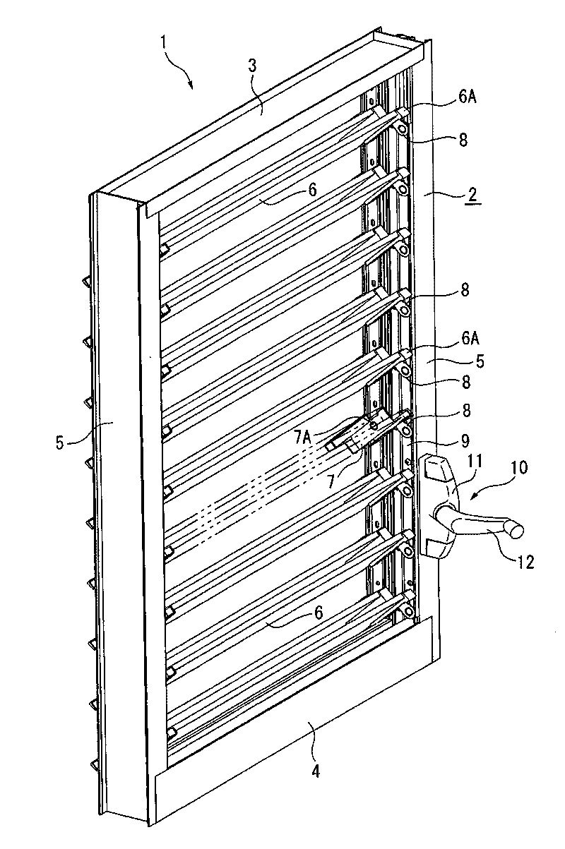 Window opening and closing device and door and window