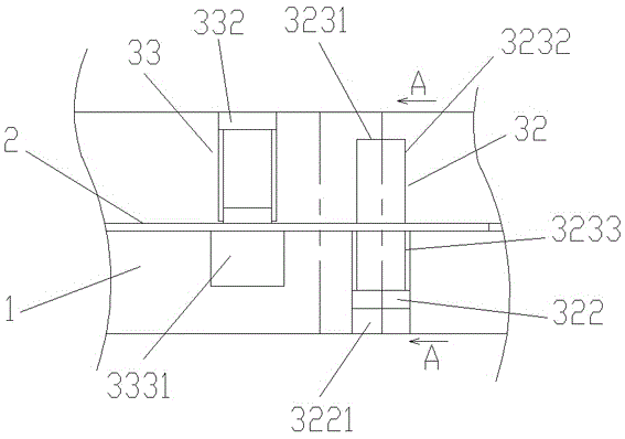 Counter slot structure for artificial counters