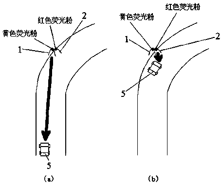 Energy-saving reflector for traffic safety indication