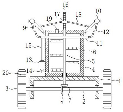 Agricultural mechanical equipment for herbicide spraying