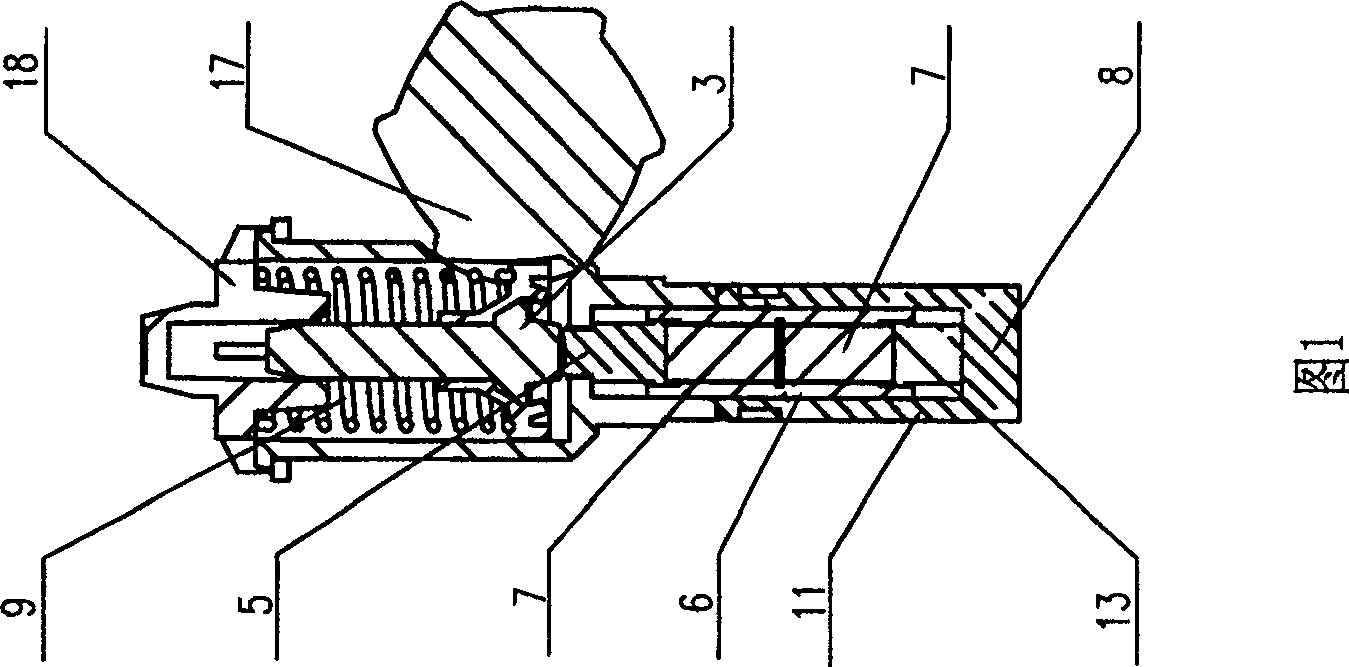 Dismountable composition type piezolighter in high stability