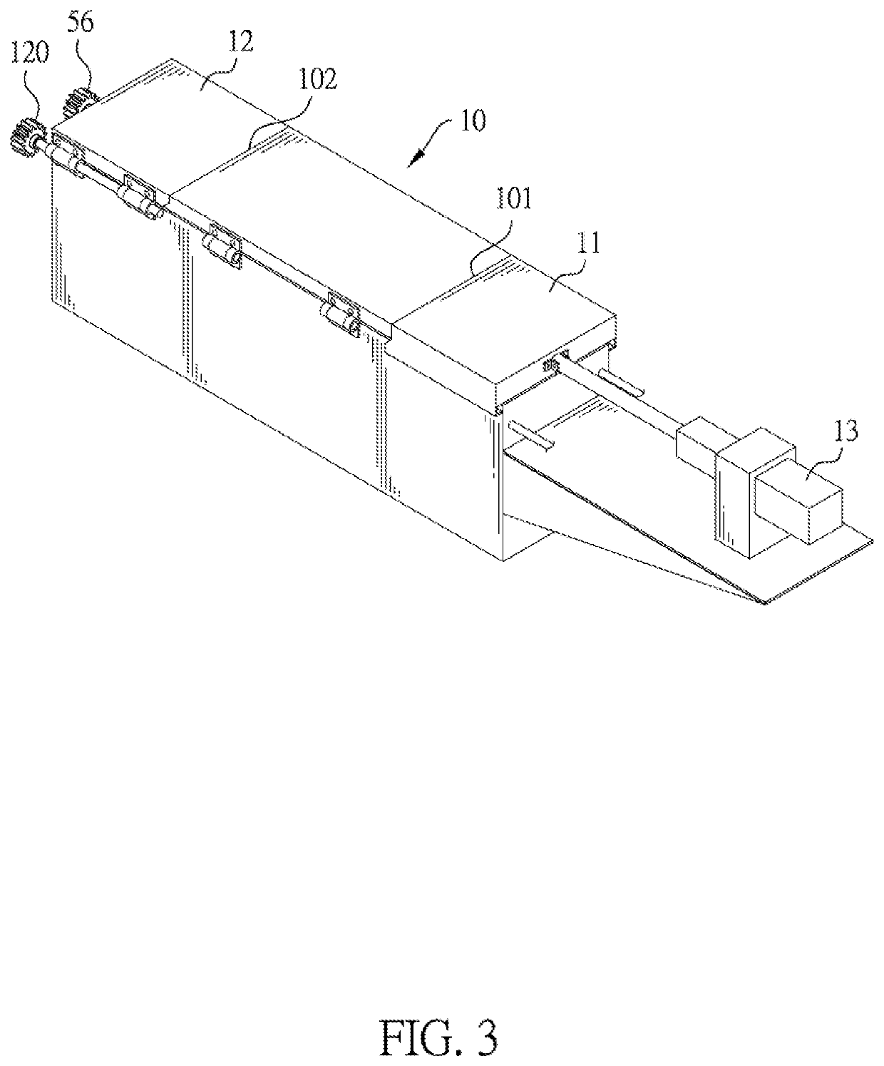 Cooking device for a food vending machine