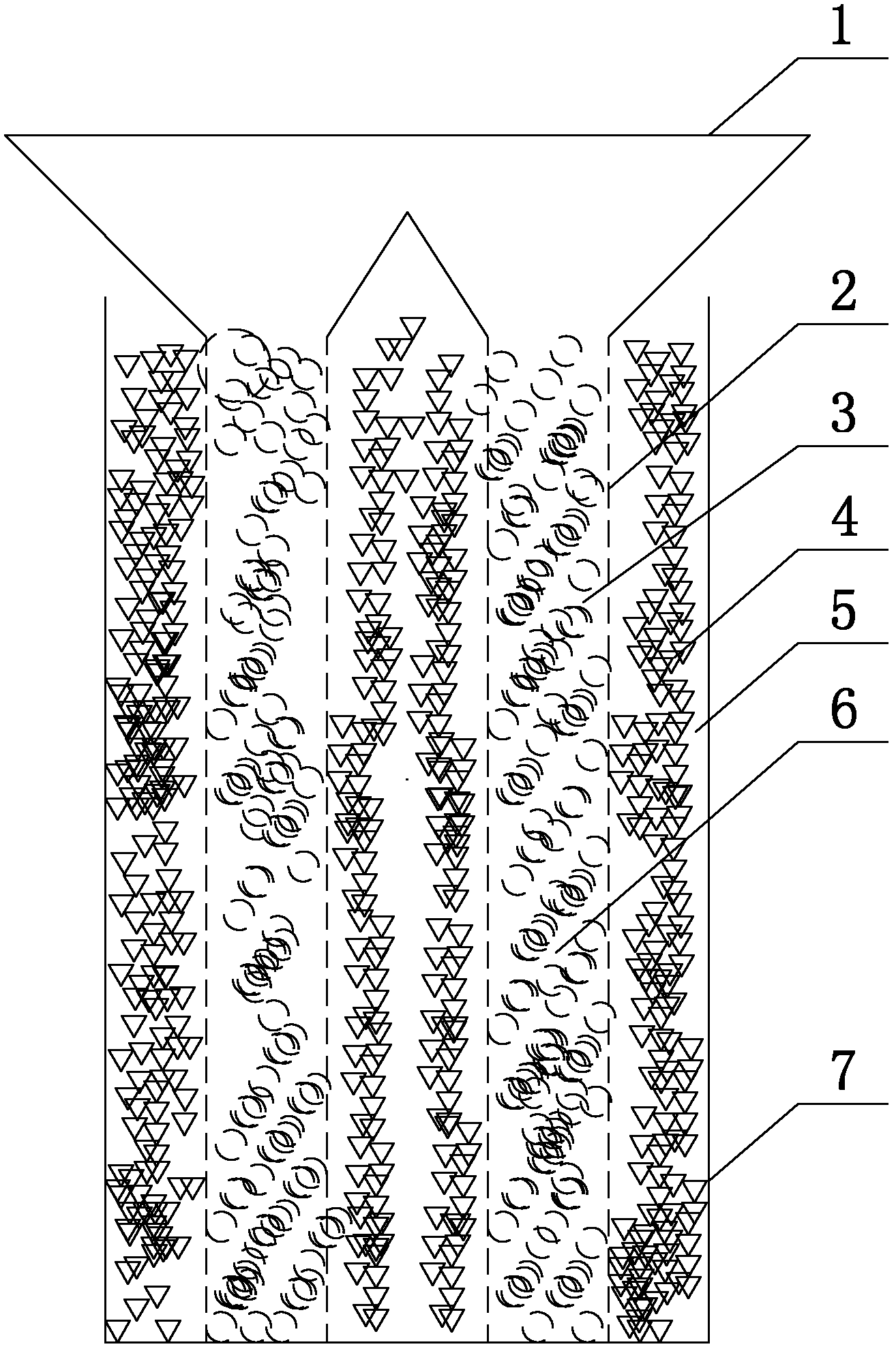 Smelting process for vanadium titano-magnetite