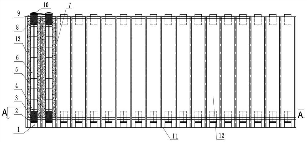 Novel vertical roasting-combined lengthwise graphitization furnace