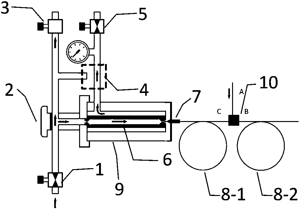 Transverse large volume sample injection system and method for gas chromatography