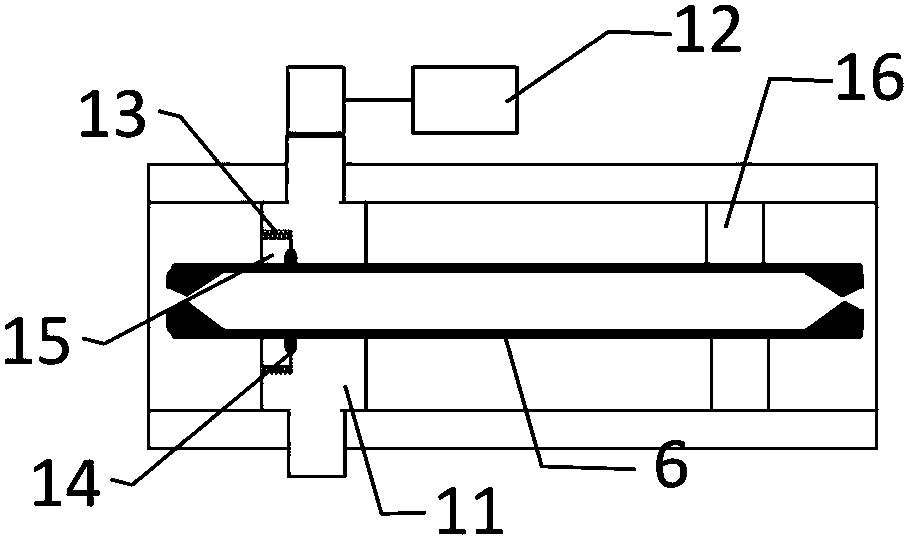 Transverse large volume sample injection system and method for gas chromatography