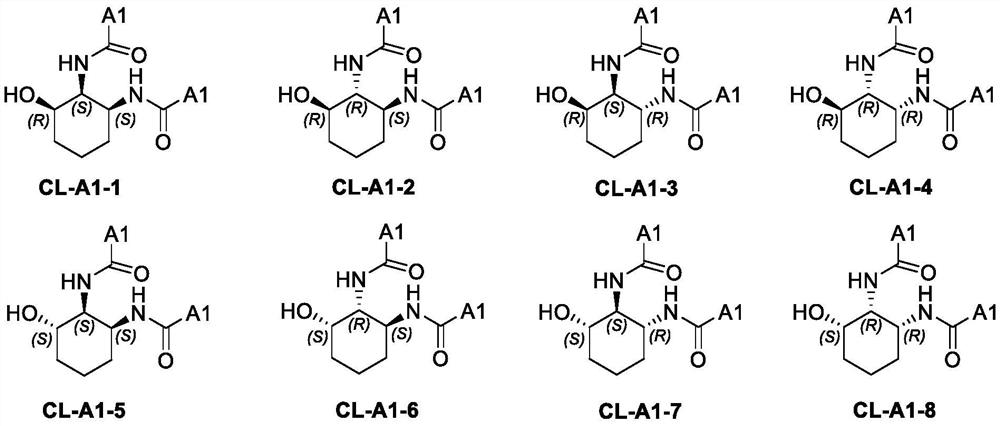 Hydroxyl cycloadipamide compound as well as preparation method and application thereof