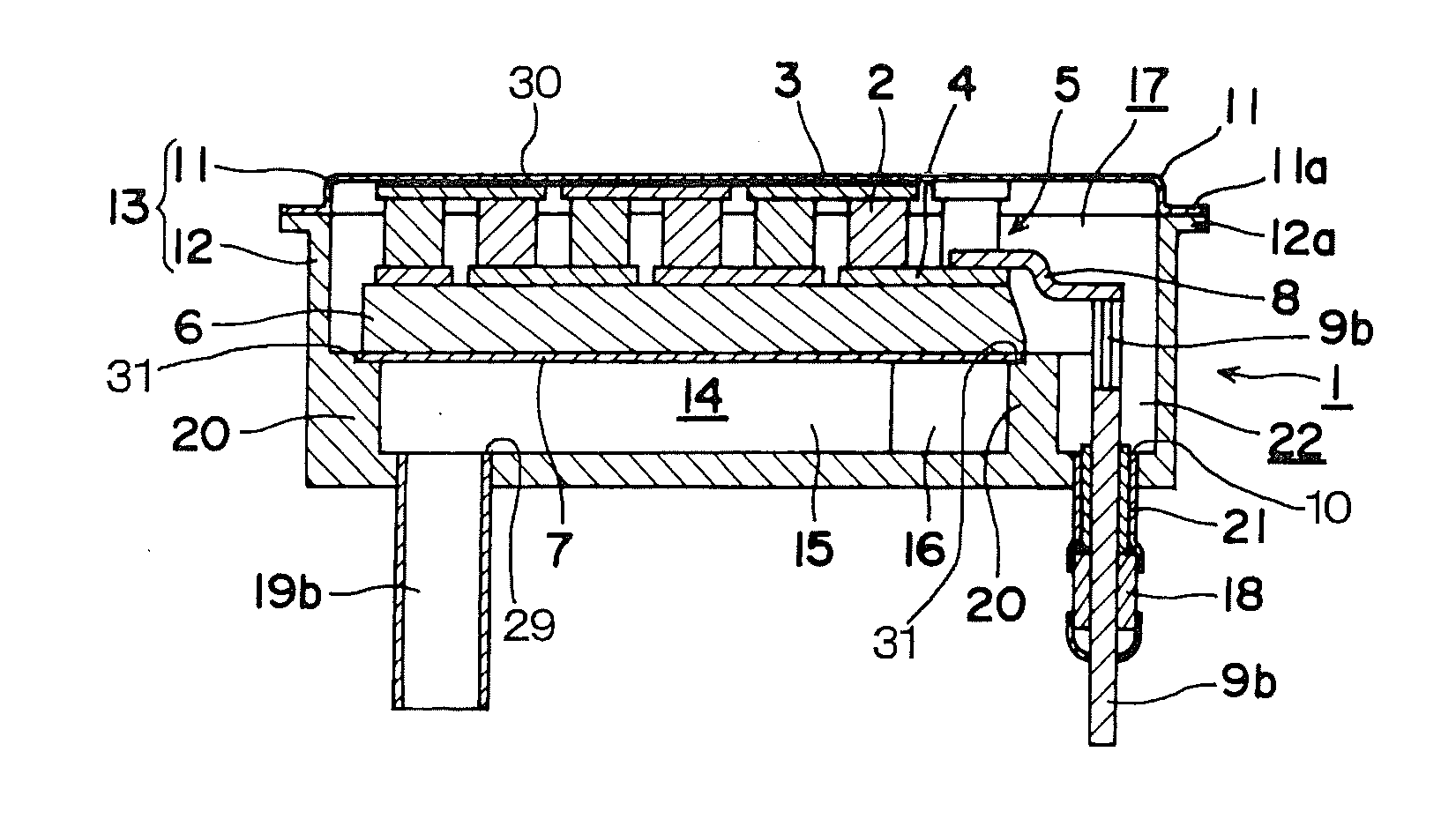 Packaged thermoelectric conversion module