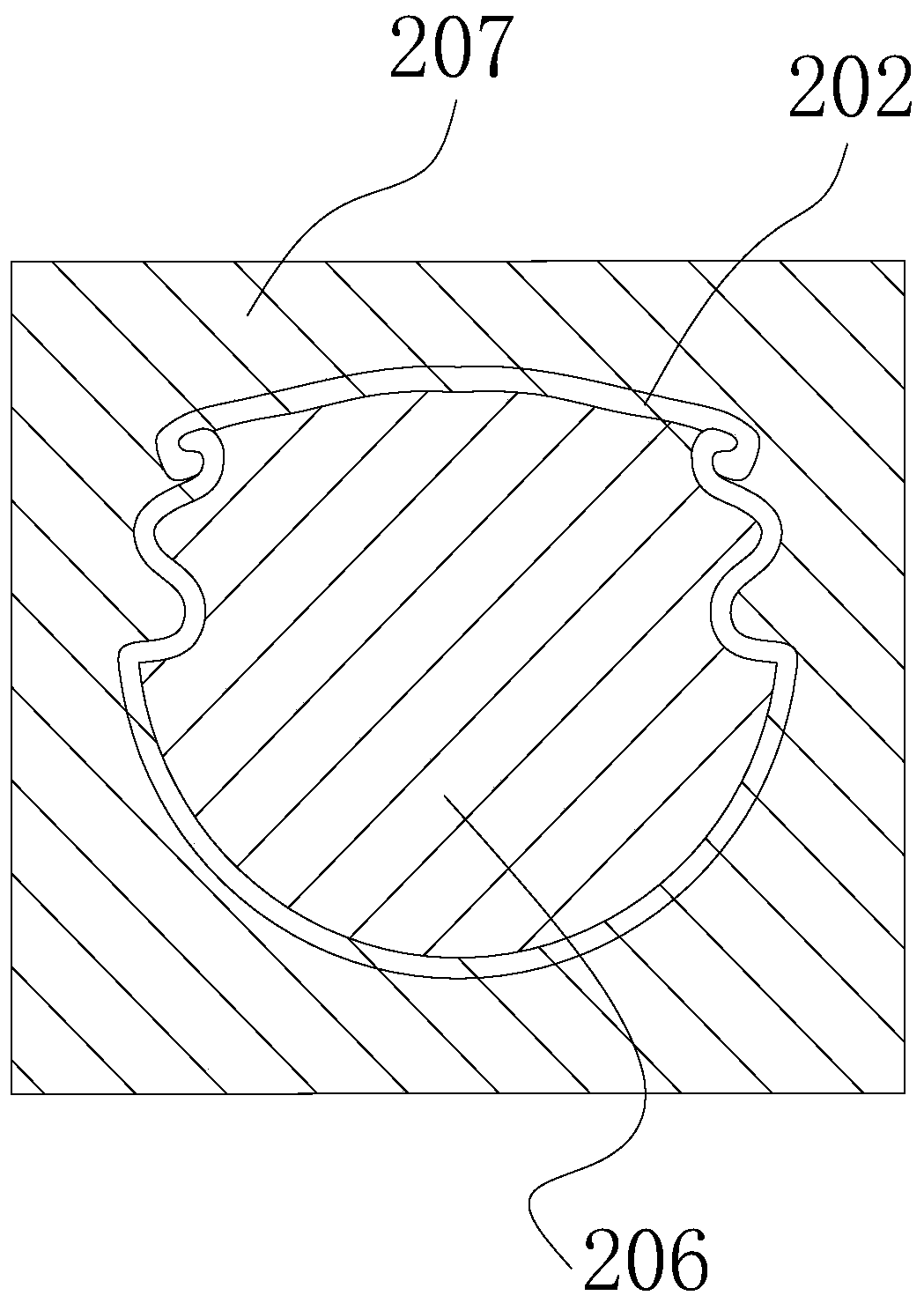 Blasting structure and blasting method