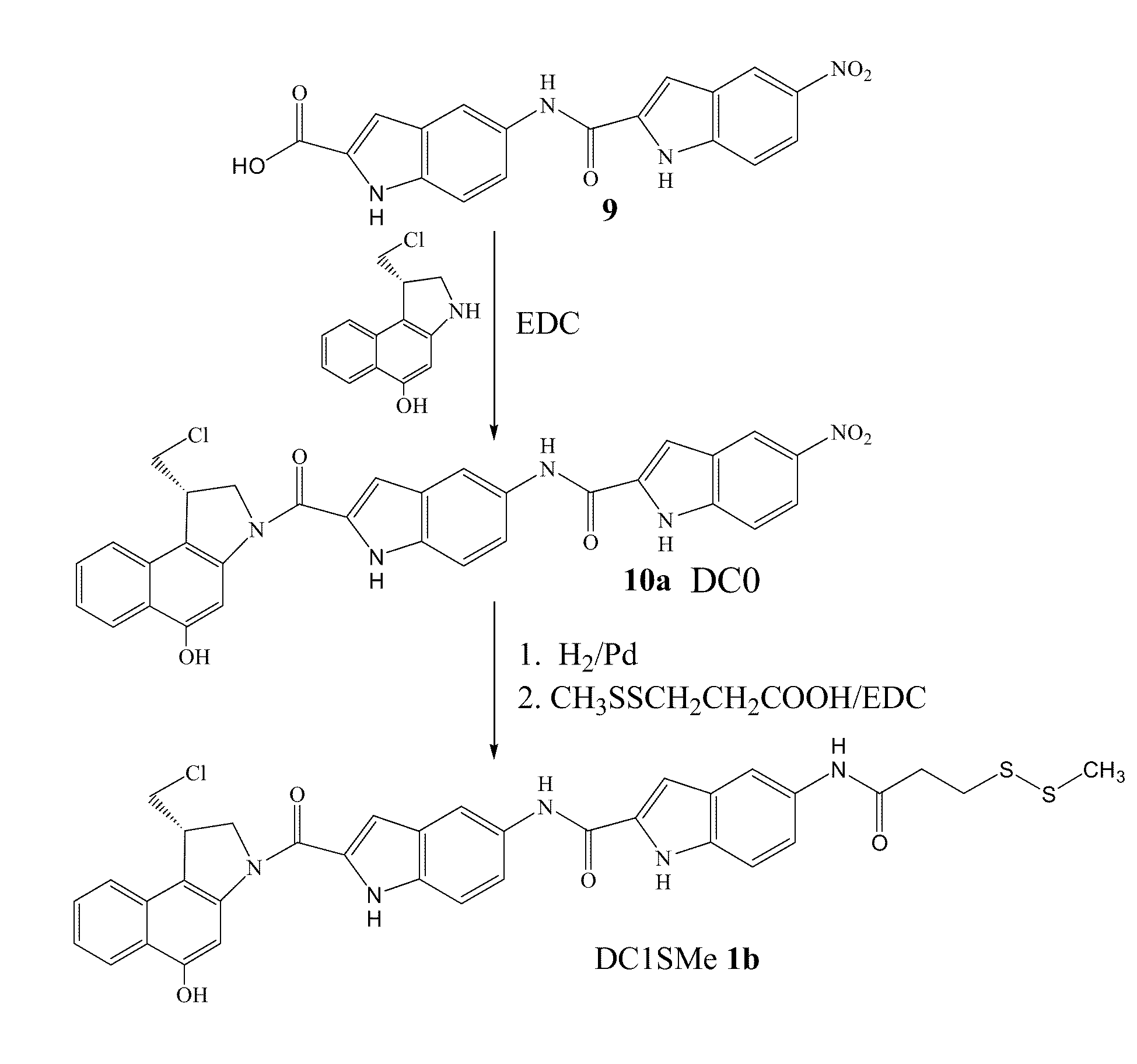 Prodrugs of cc-a1065 analogs