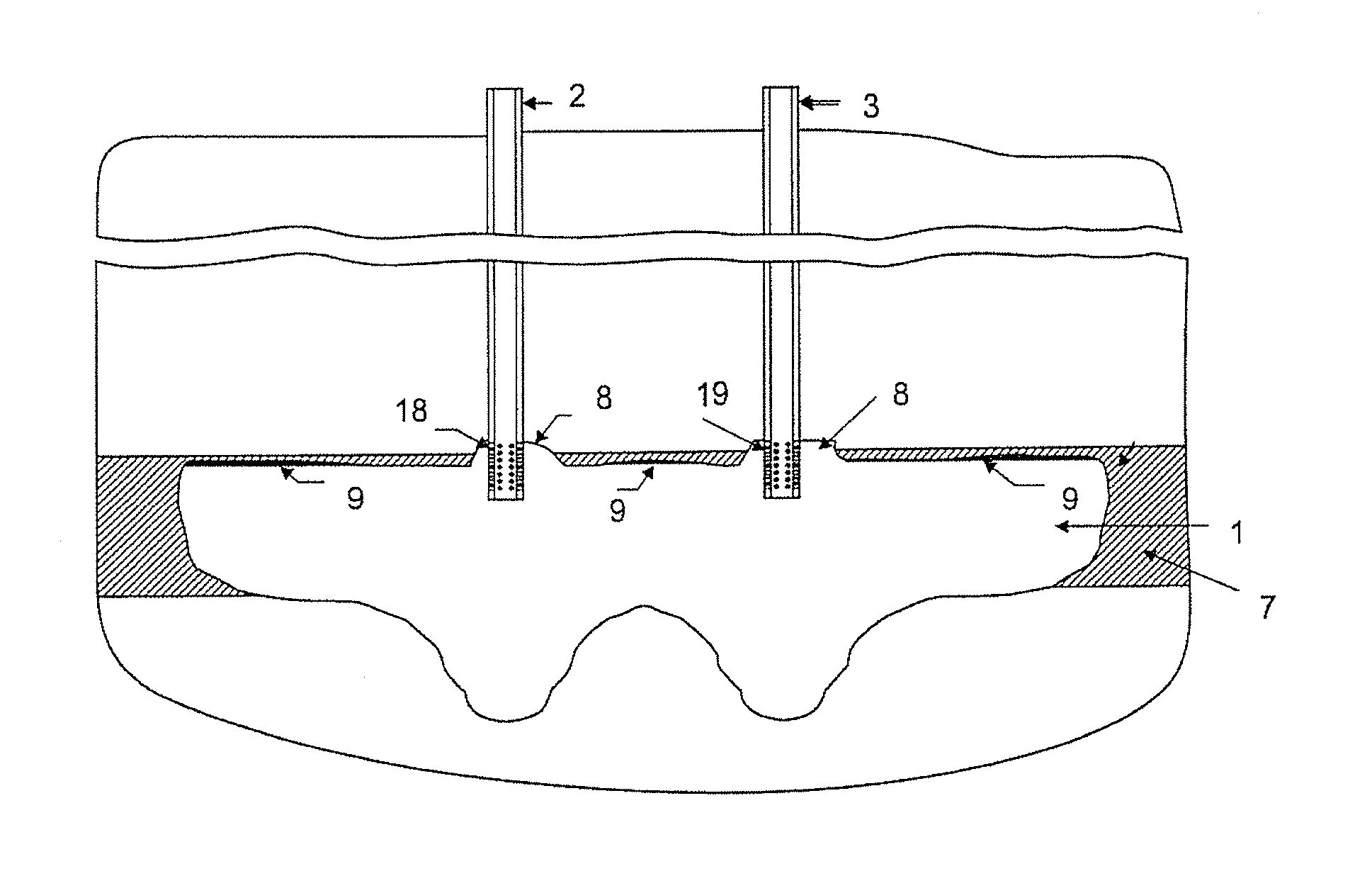 Method of exploiting potassium salts from an underground deposit