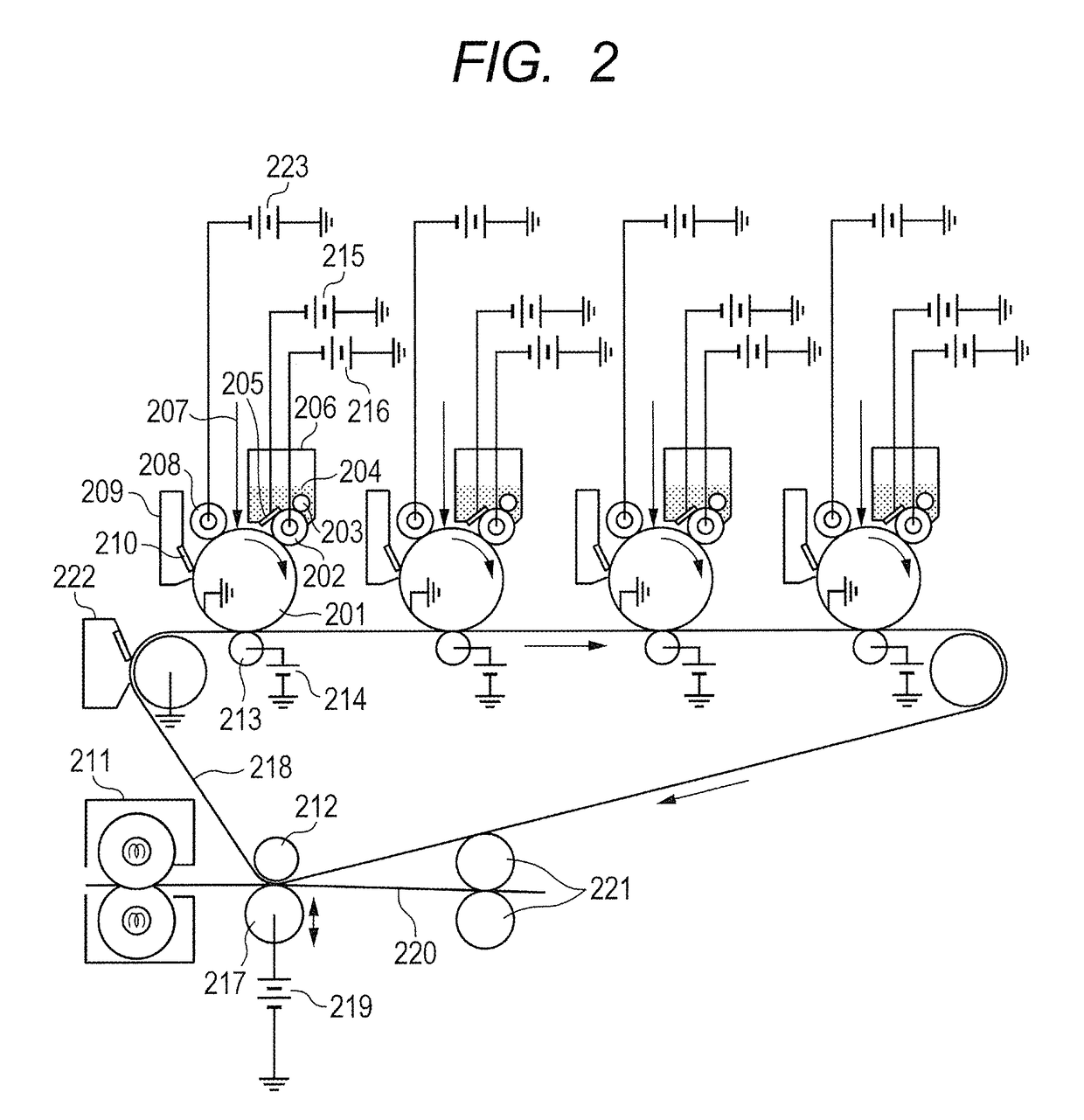 Electroconductive member for electrophotography and quaternary ammonium salt