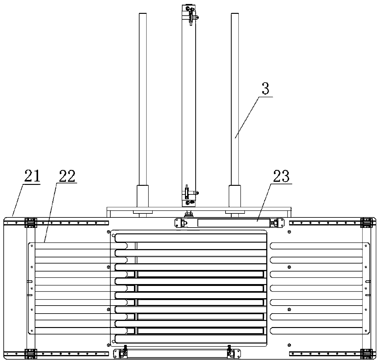 A continuous receiving device