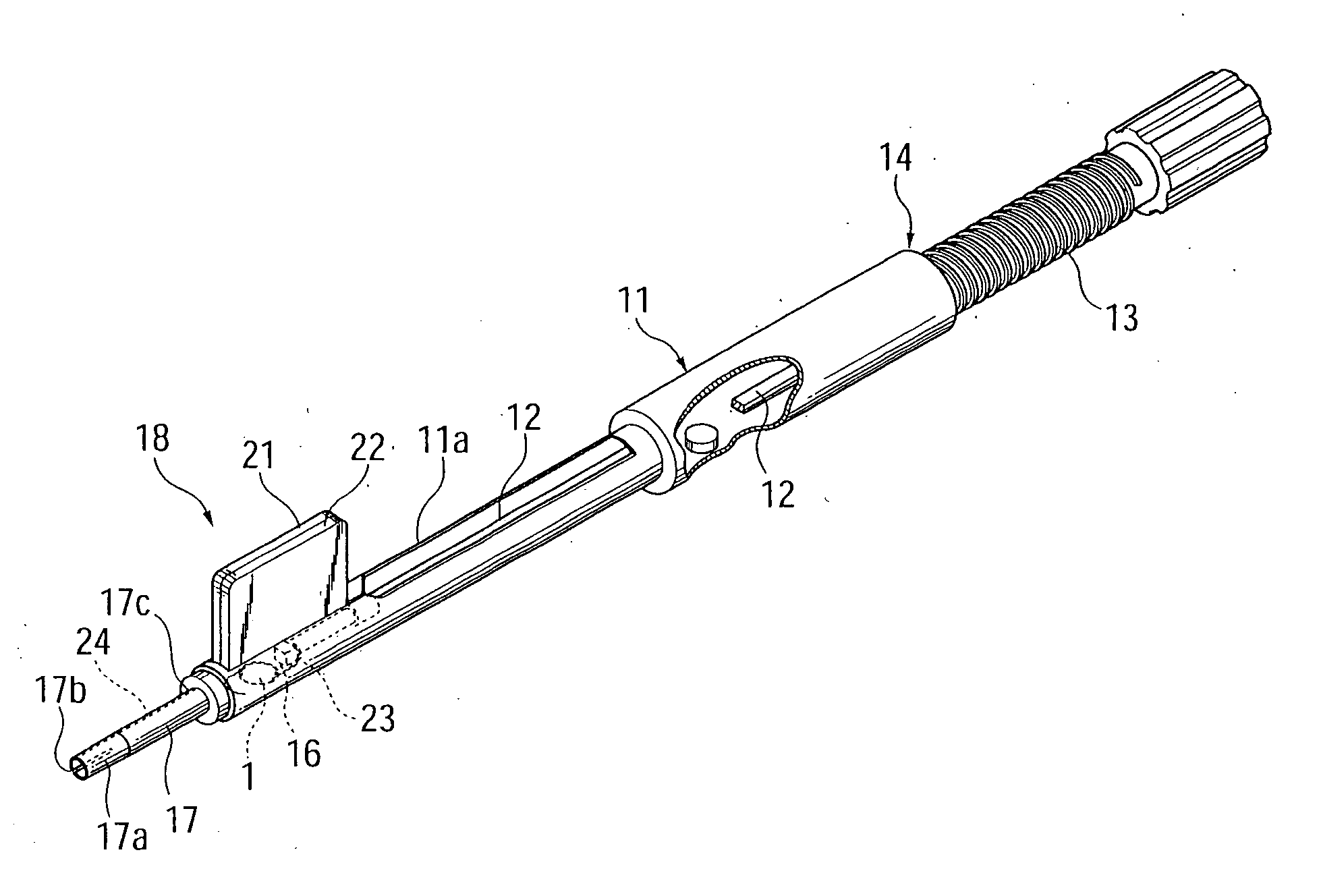 Insertion device for an intraocular lens