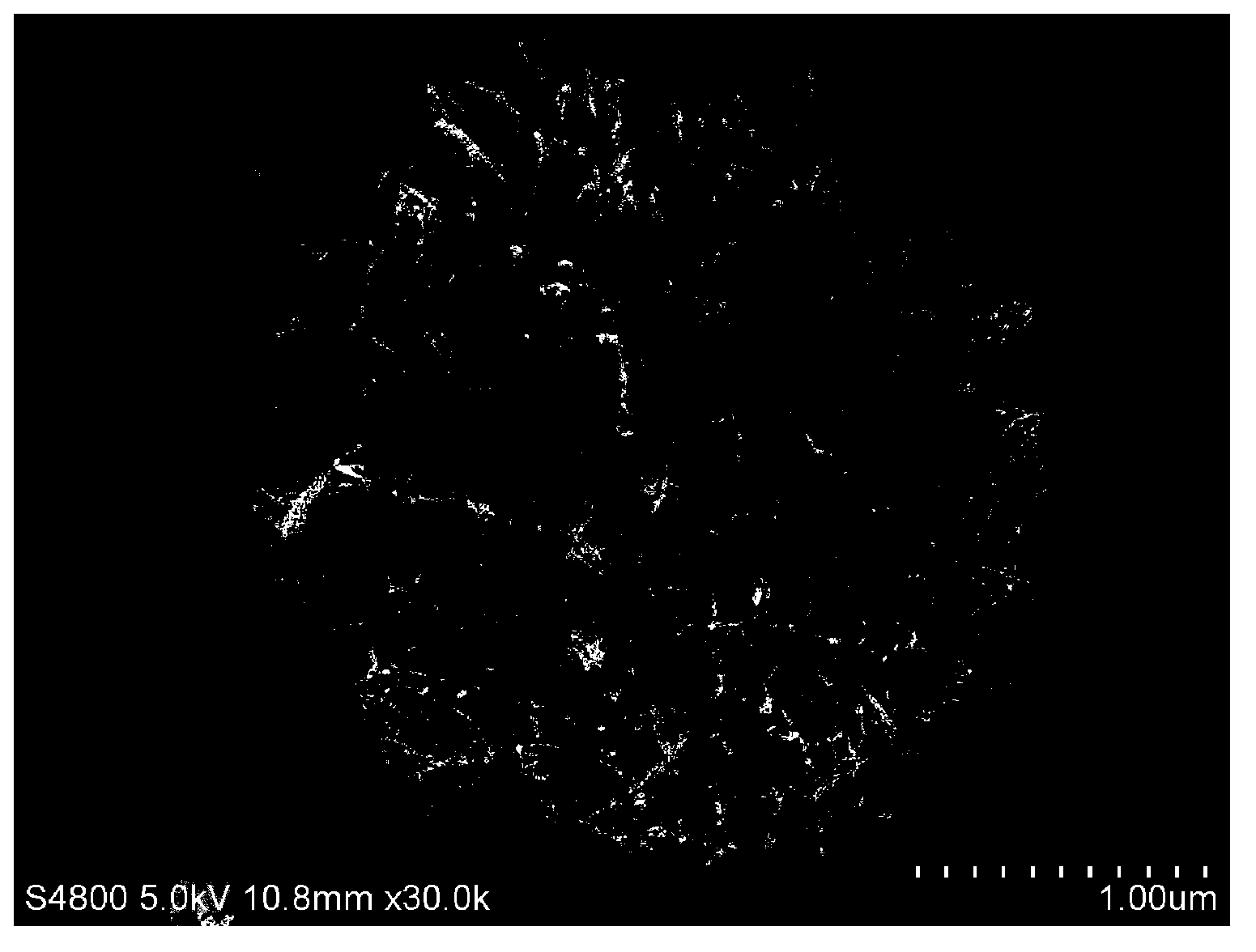 Graded mixed crystal TiO2 micro-nanomaterial, preparation method and application of micro-nanomaterial