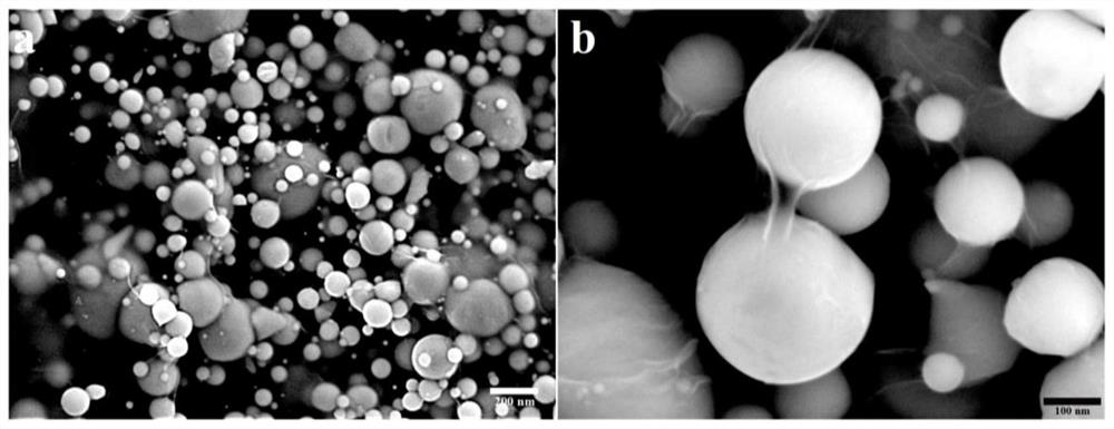 Liquid metal (at) rGO nano-droplet room-temperature liquid metal battery positive electrode material and preparation method thereof