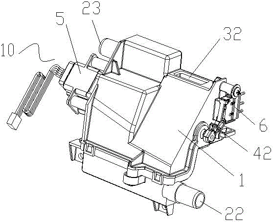 Gas conversion device and washing and drying integrated machine