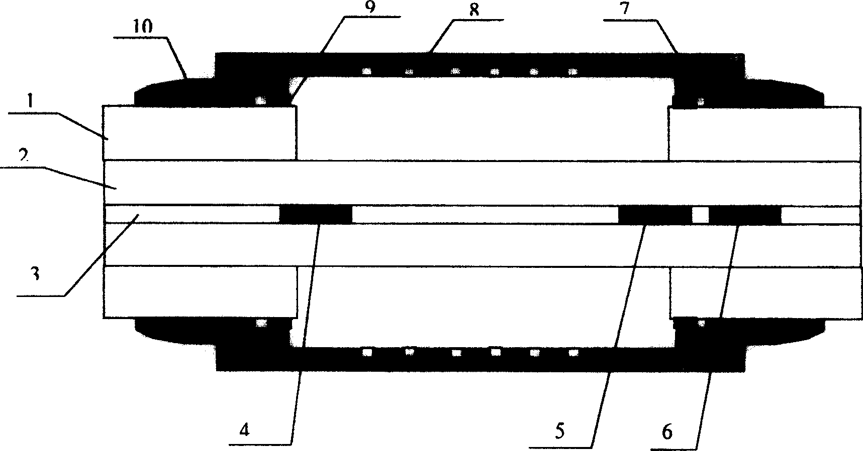 Distributed microstructure optical fiber gas sensing system and sensing method