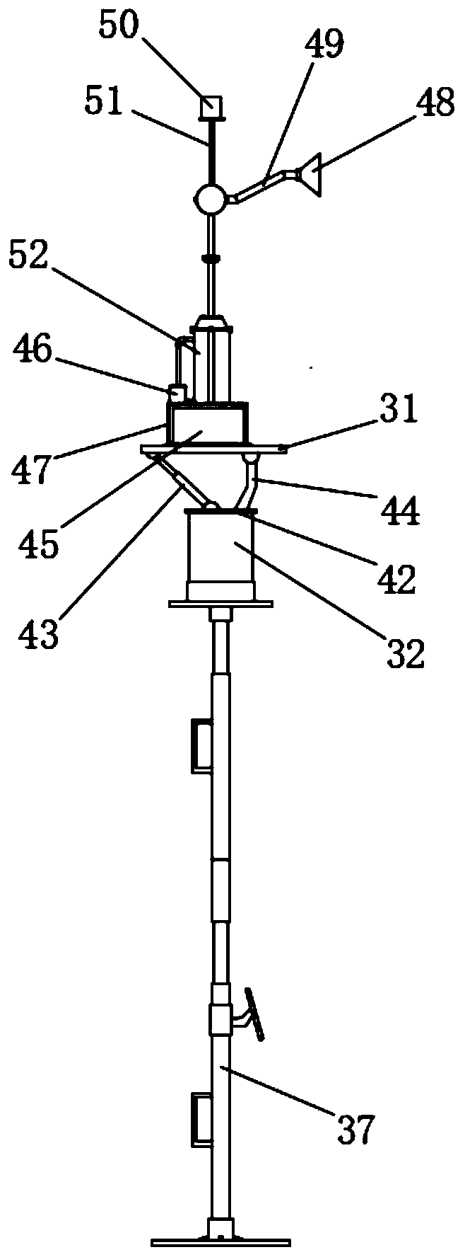 Portable hydrophobicity testing device for transformer substation