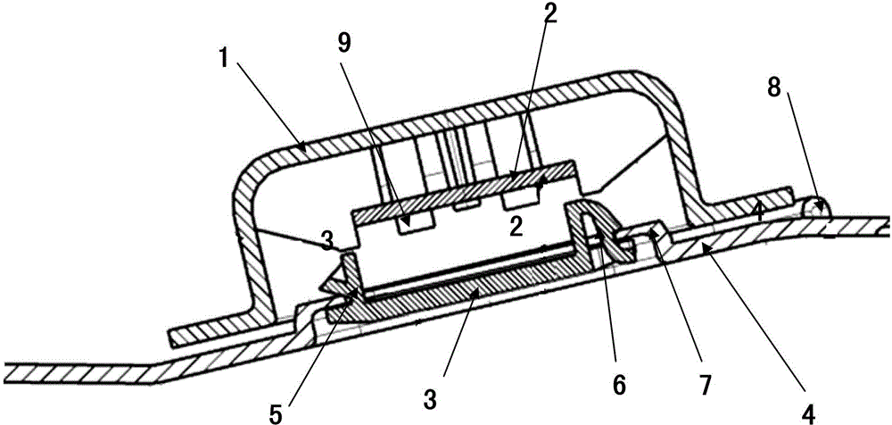 Refrigerator illumination structure and assembly positioning method of refrigerator illumination structure