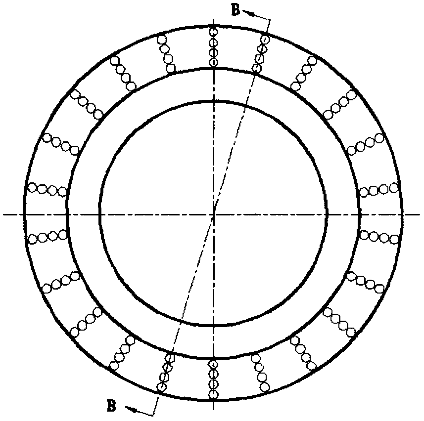 Multiple-end face combined type mechanical seal for realizing zero leakage and non-contact