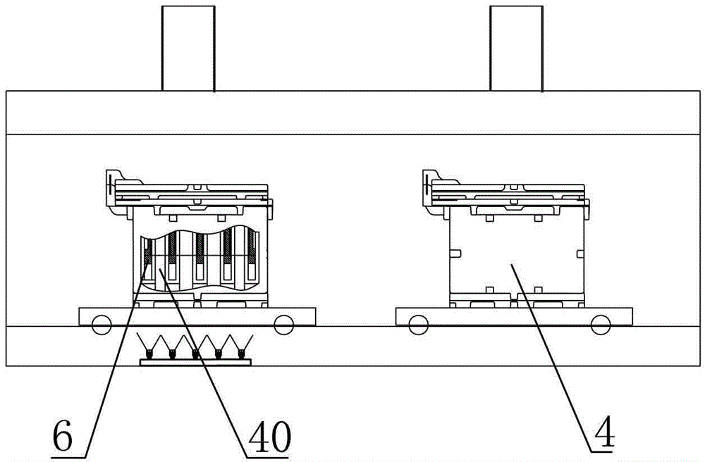 Method and device for controlling cooling speed of core assembling casting