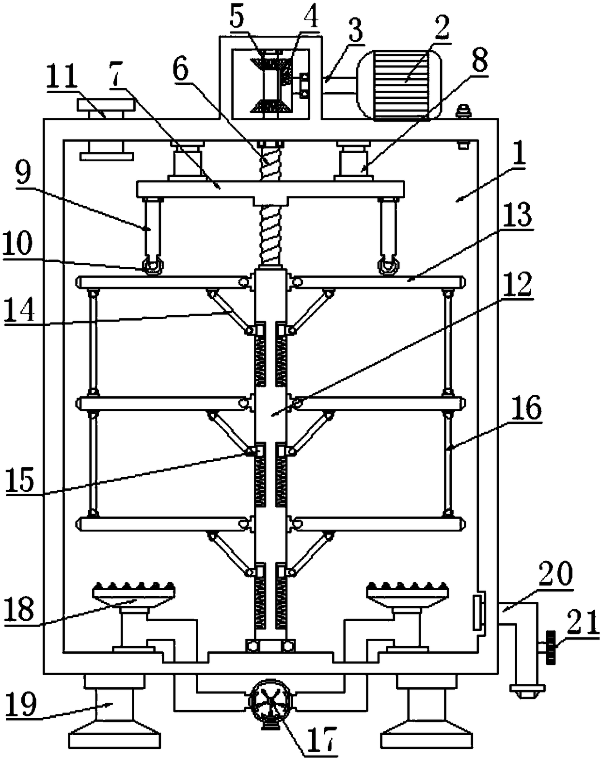 Wastewater purifying treatment device