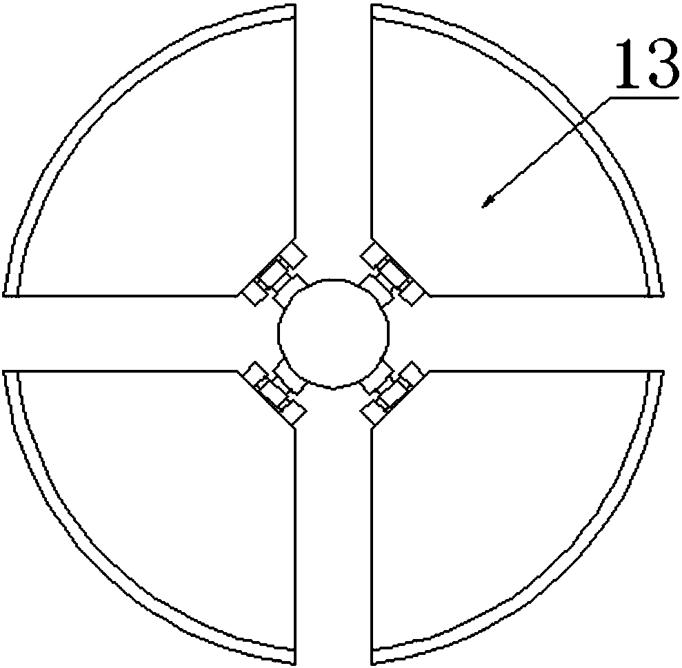 Wastewater purifying treatment device