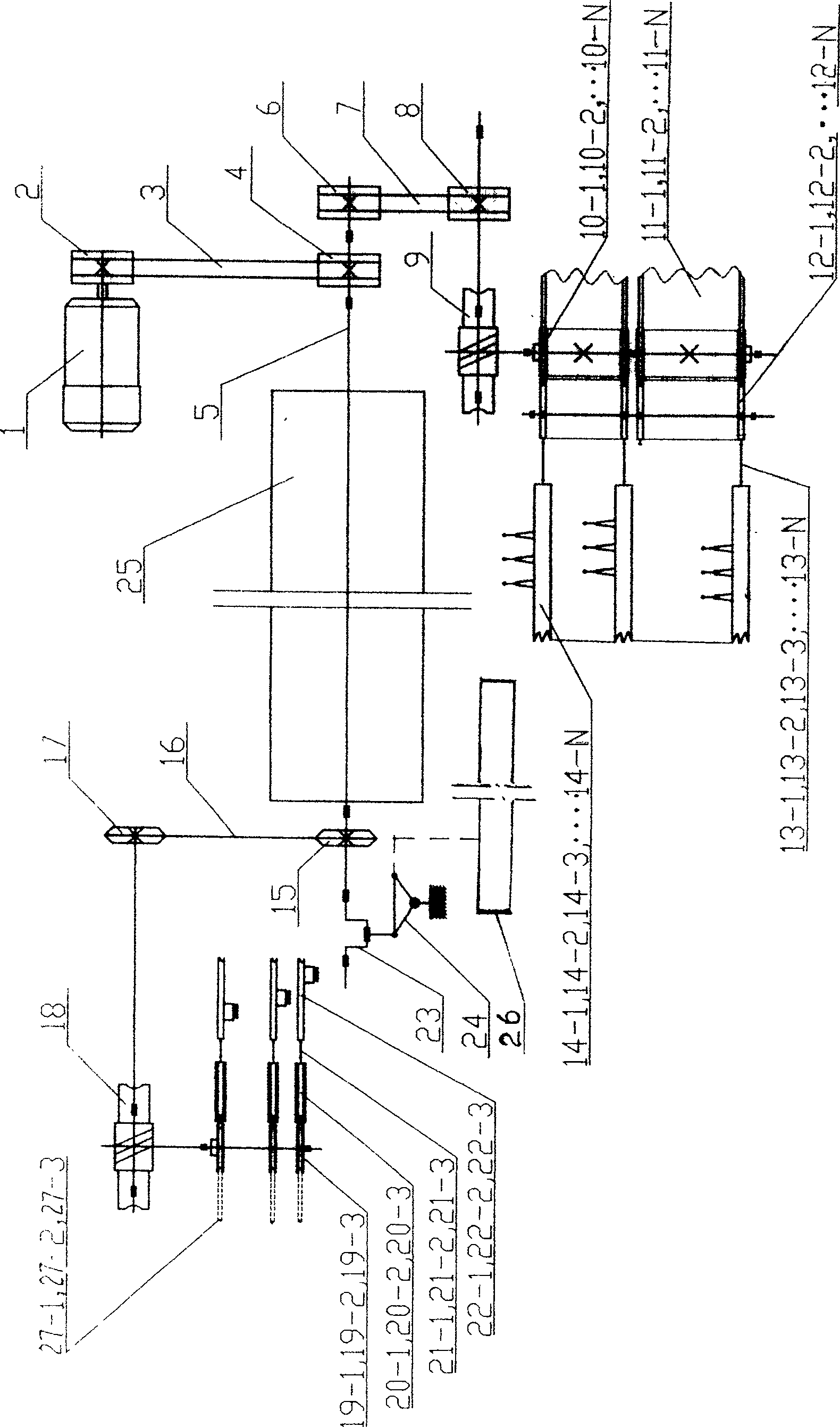 Multi-shuttle warp knitting machine