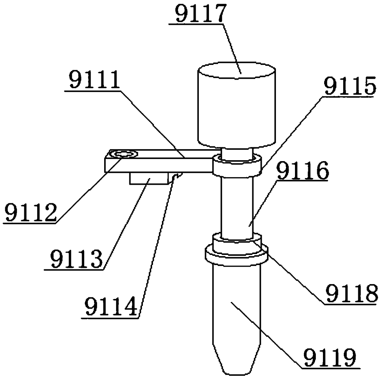 Cutting, clipping and winding three-in-one device for textile