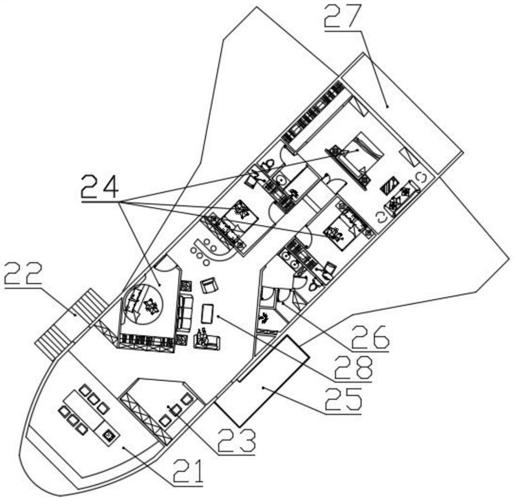 Full-prefabricated assembly type building