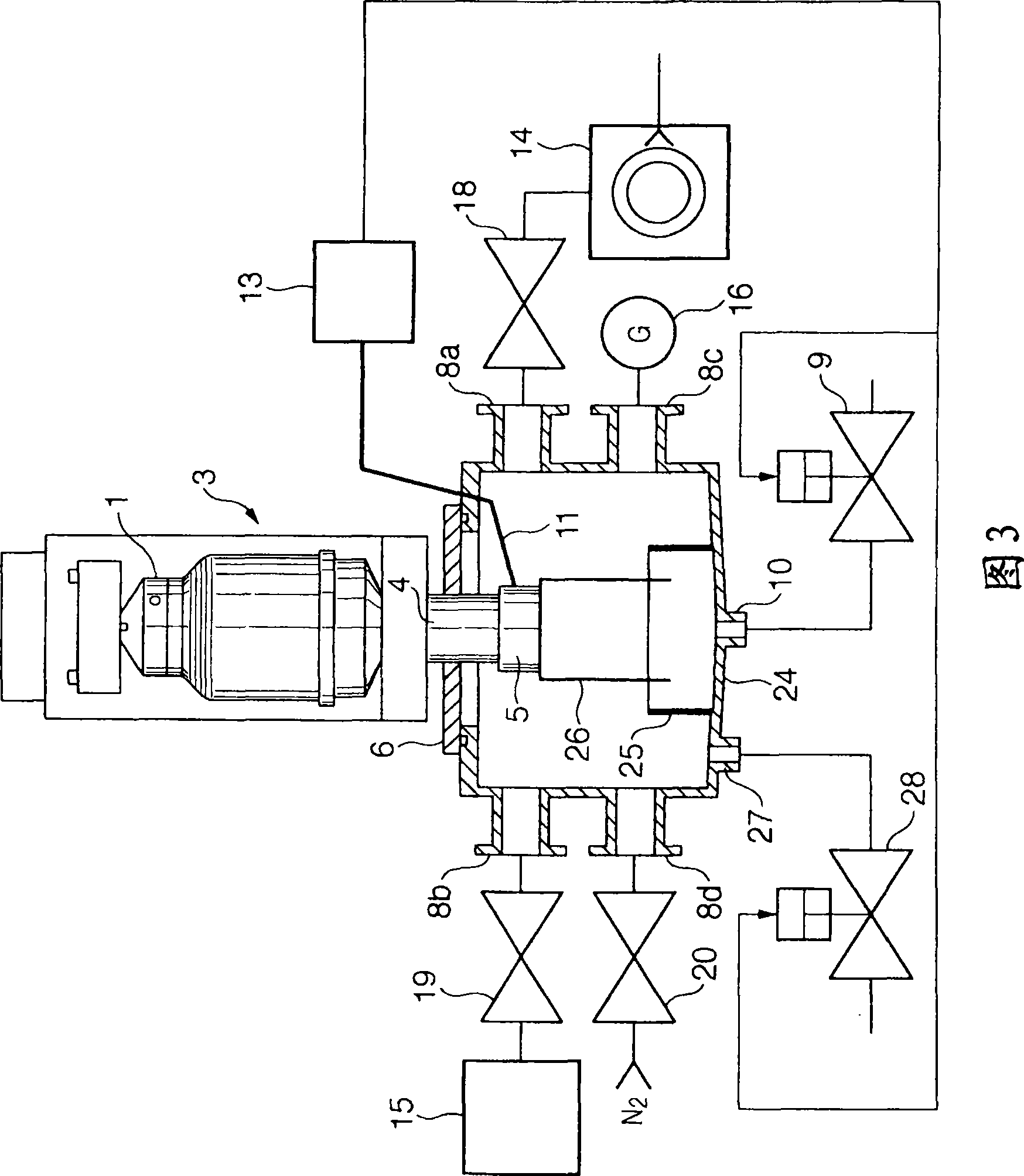 Cooling trap unit