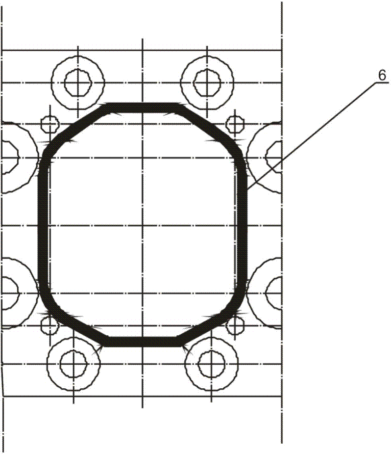 Engine cam shaft bearing frame