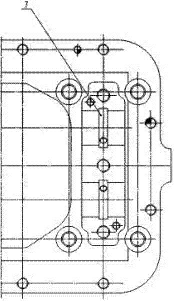 Engine cam shaft bearing frame