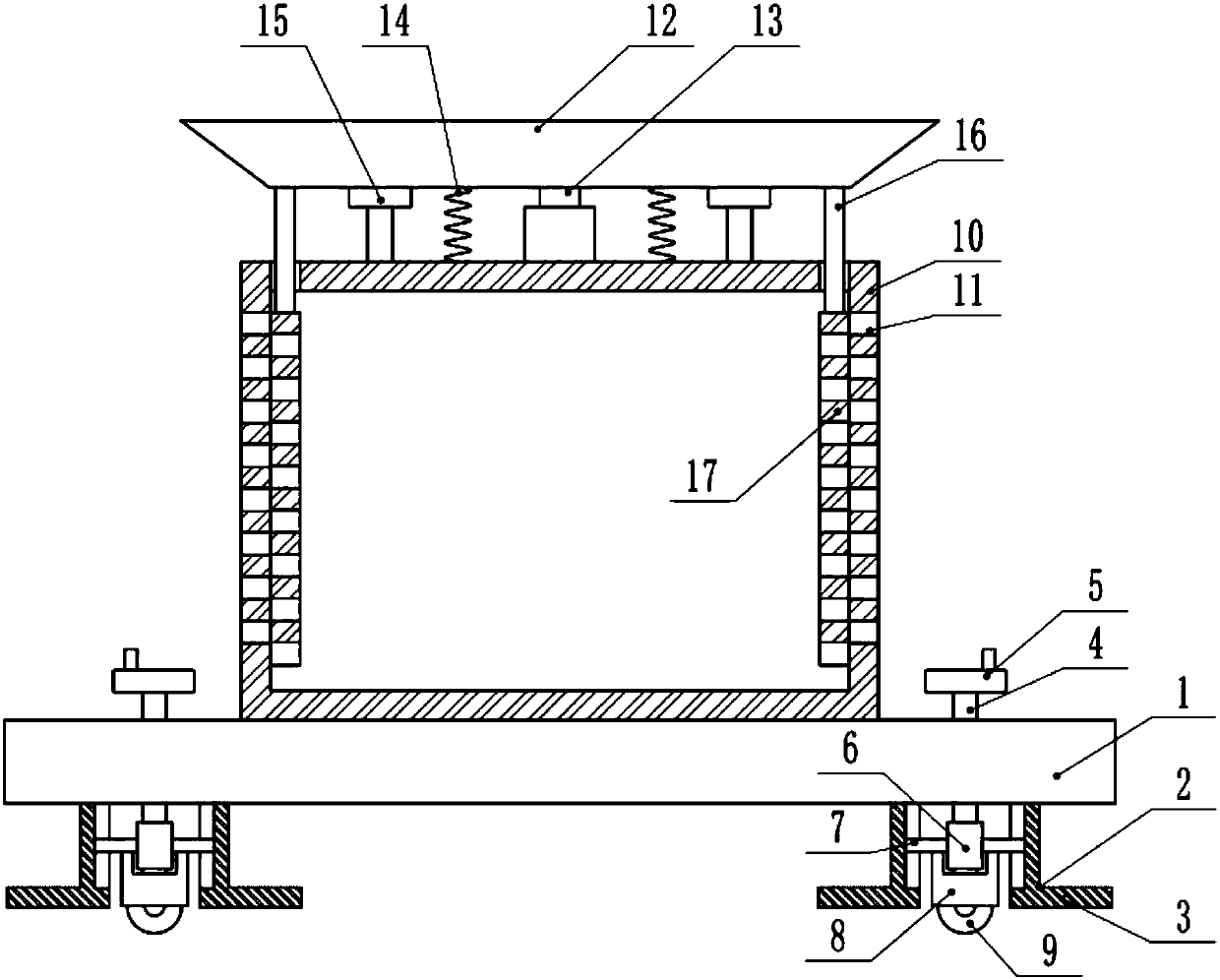 An electric cabinet capable of resisting water on rainy days