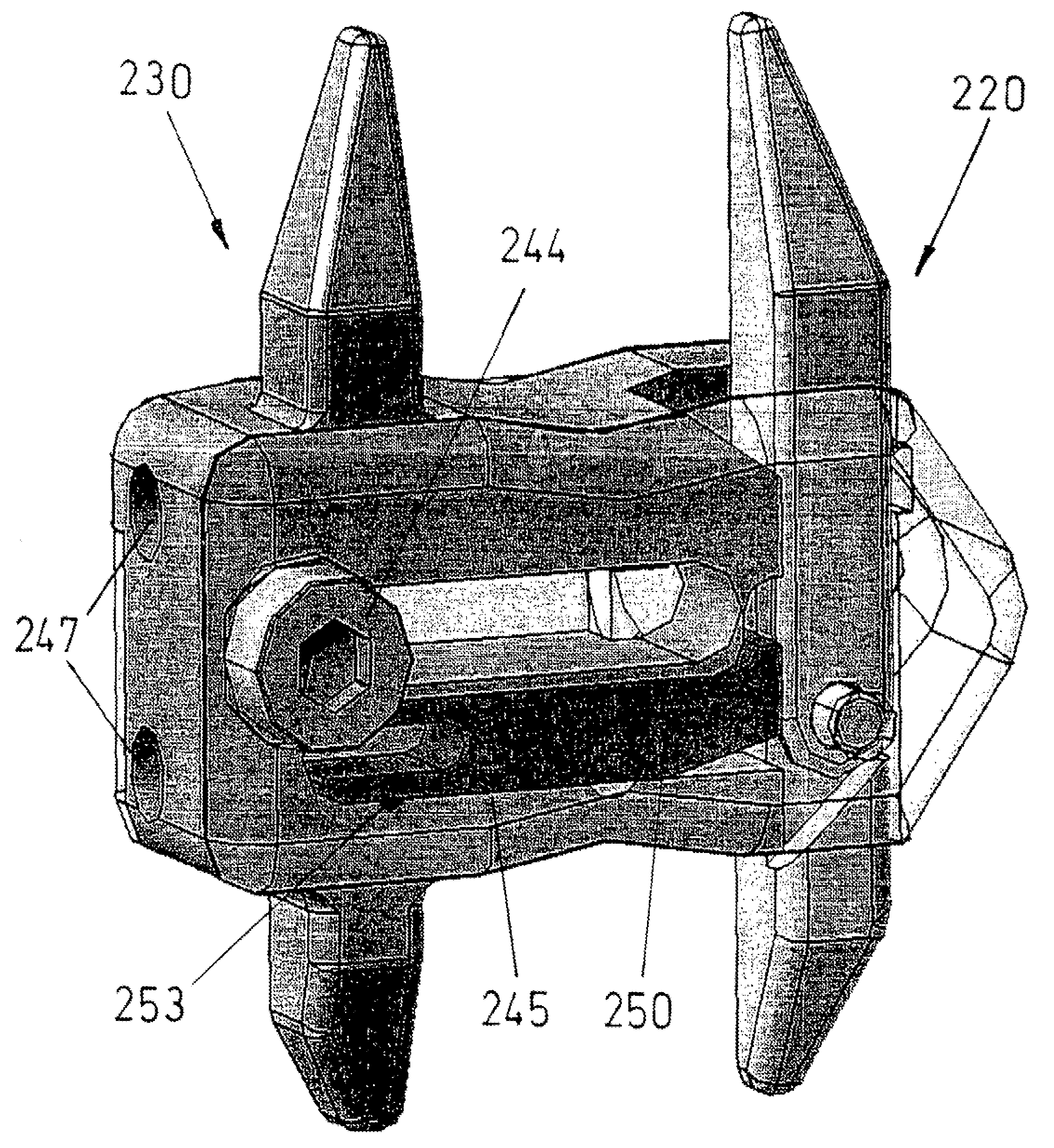 Implant for the treatment of lumbar spinal canal stenosis