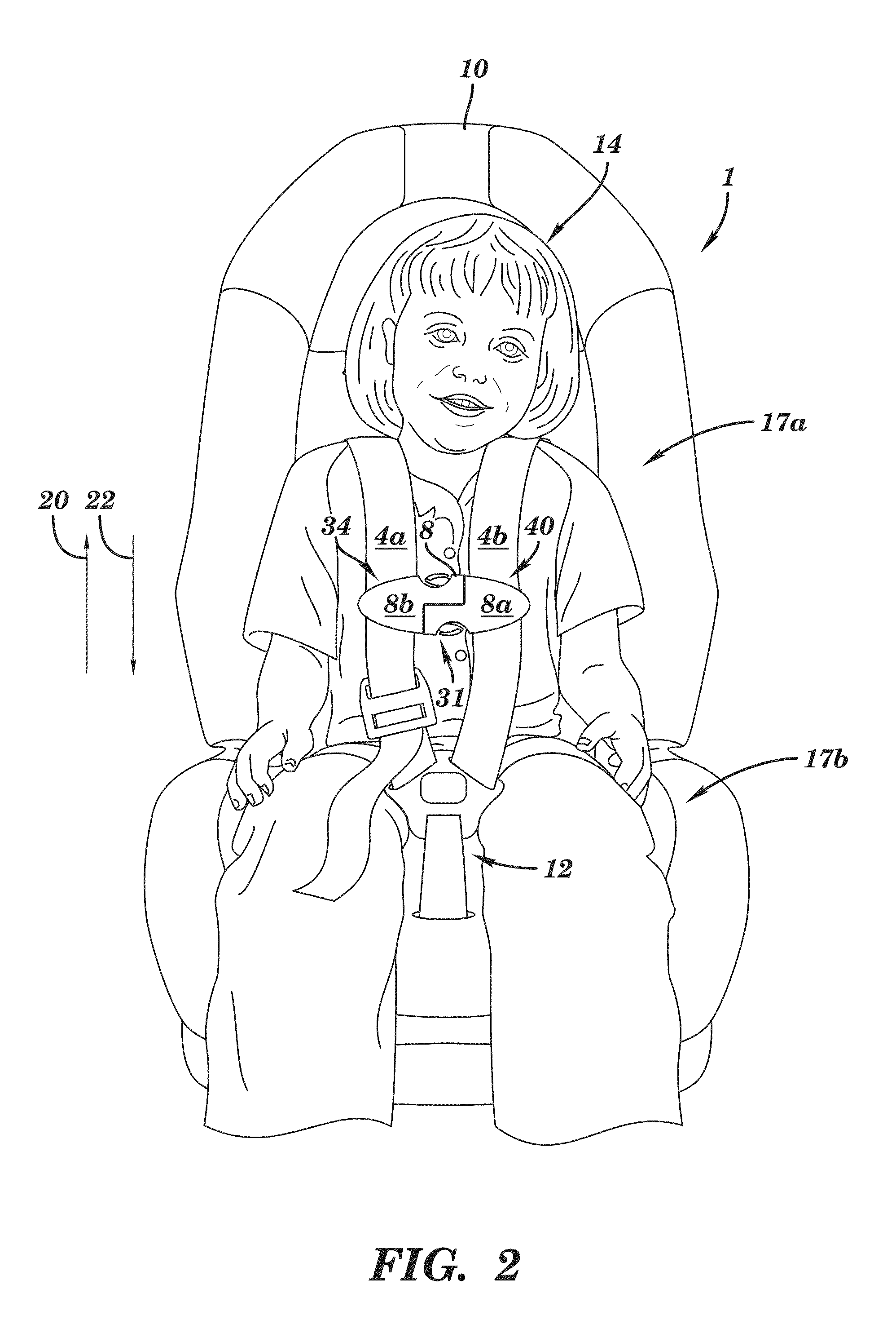 Locking harness apparatus and method