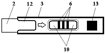 Test strip card based on quantum dot labeling